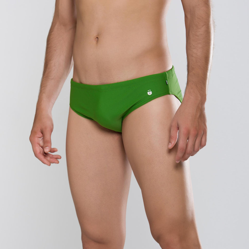 MÏAU Sport Brief Colours Nature Green men's swim brief