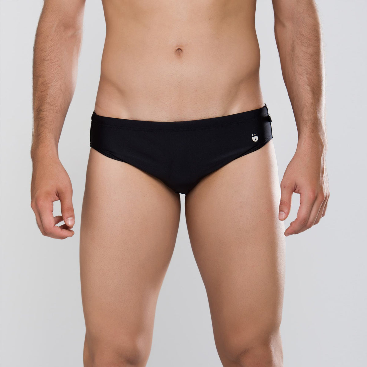 MÏAU Sport Brief Colours Club Black men's swim brief