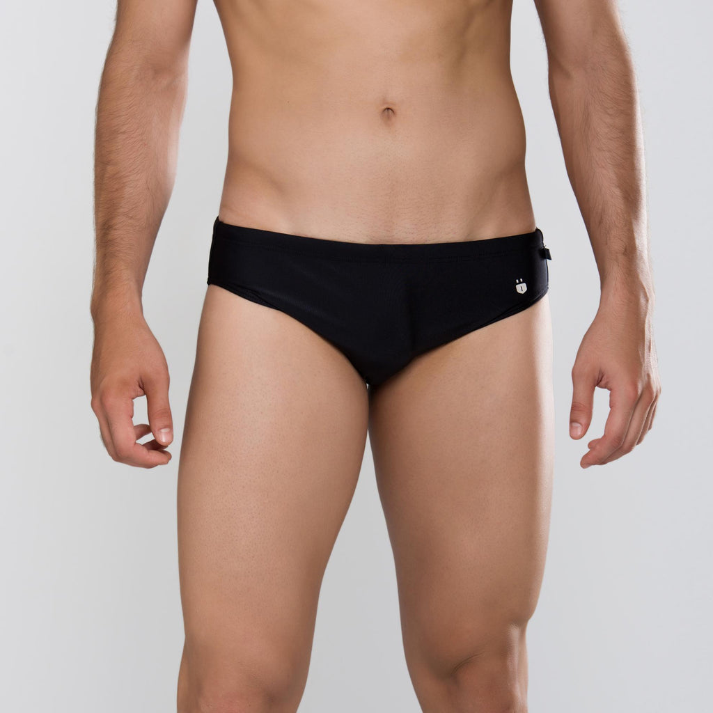 MÏAU Sport Brief Colours Club Black men's swim brief