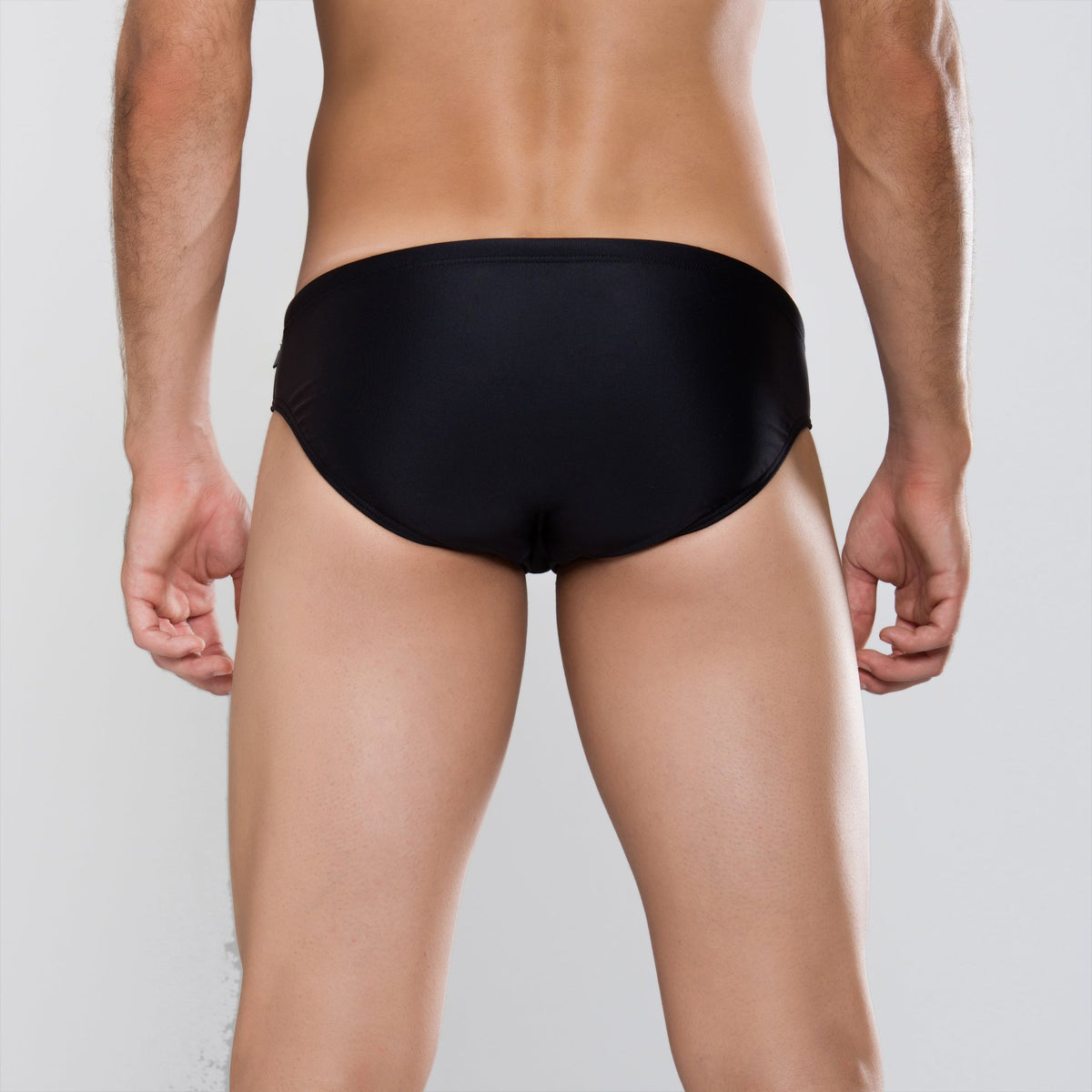 MÏAU Sport Brief Colours Club Black men's swim brief