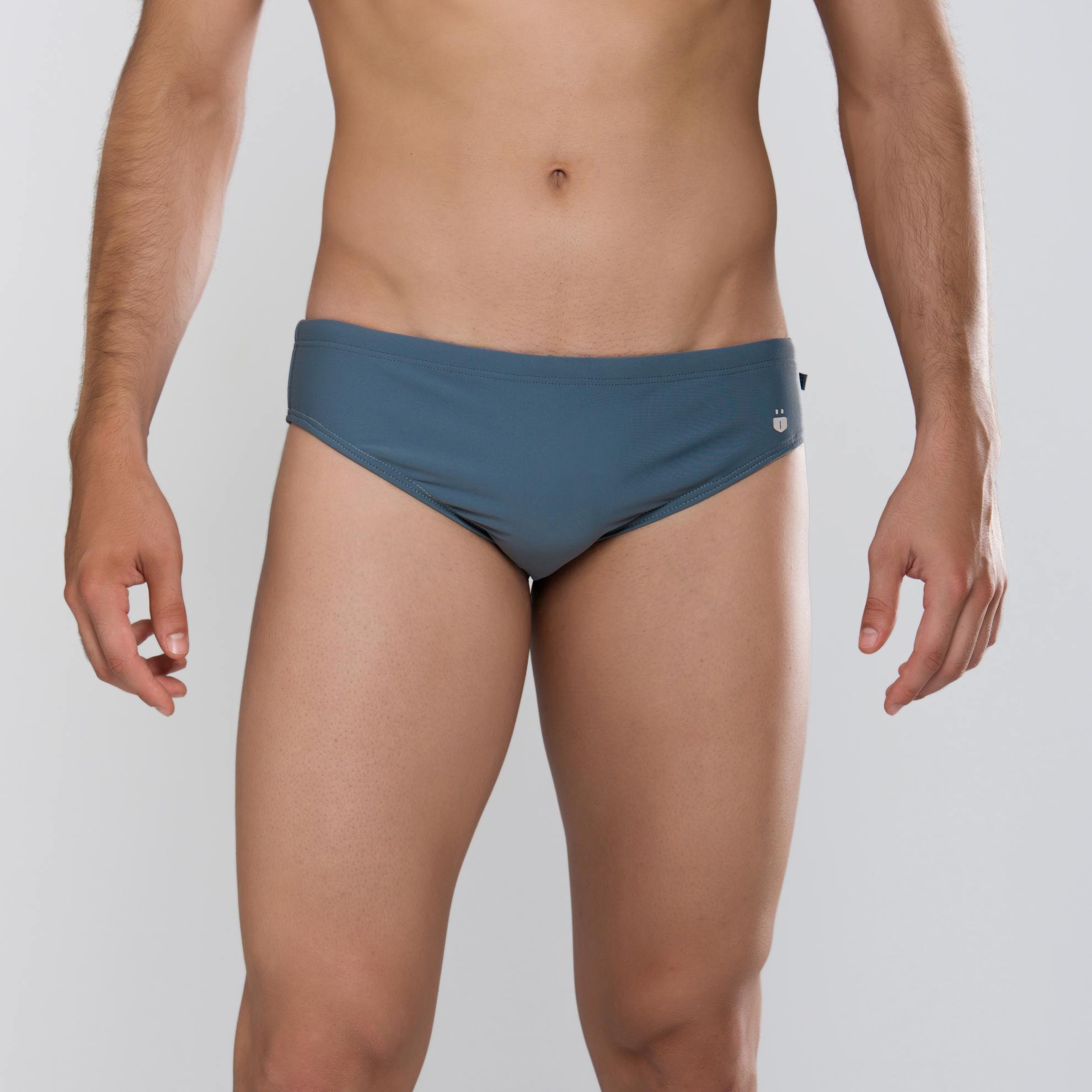 MÏAU Sport Brief Colours Miau Grey men's swim brief