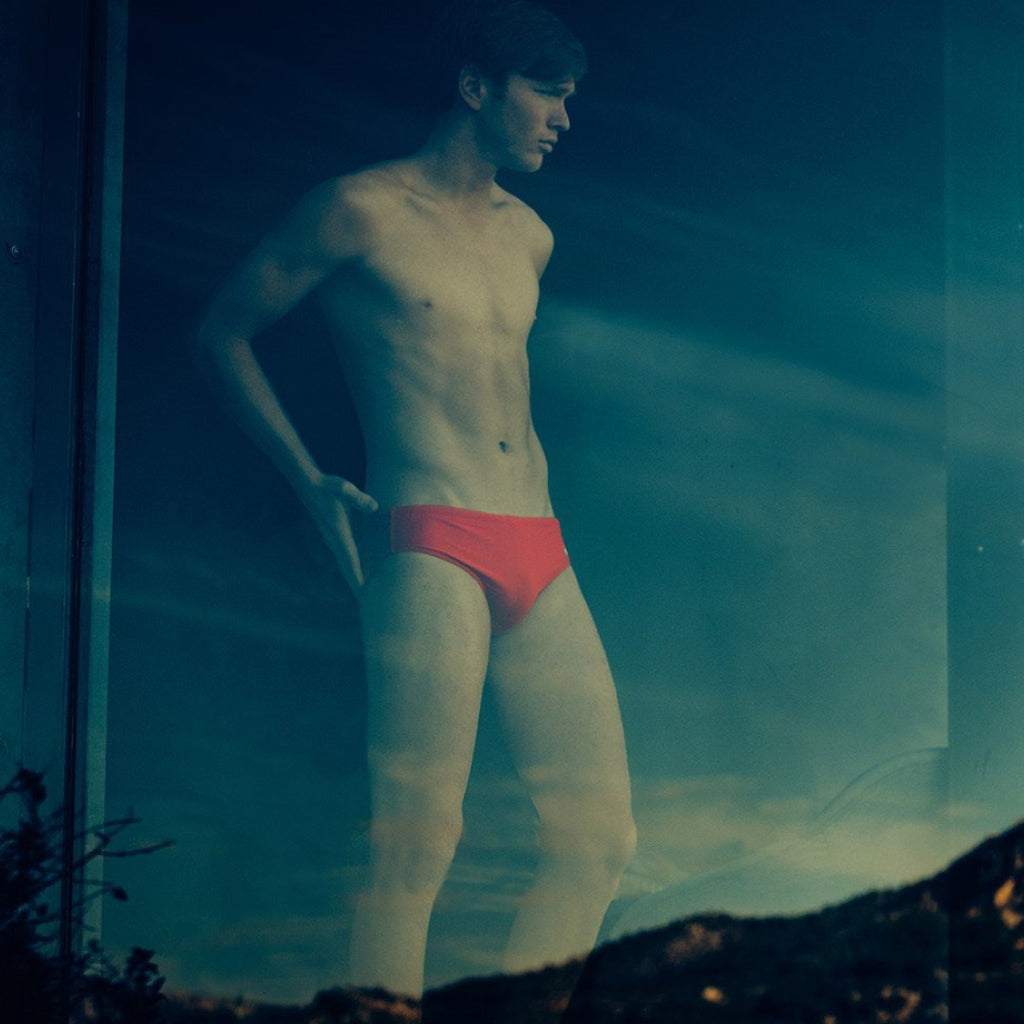 MÏAU Sport Brief Colours Smoothy Red men's swim brief