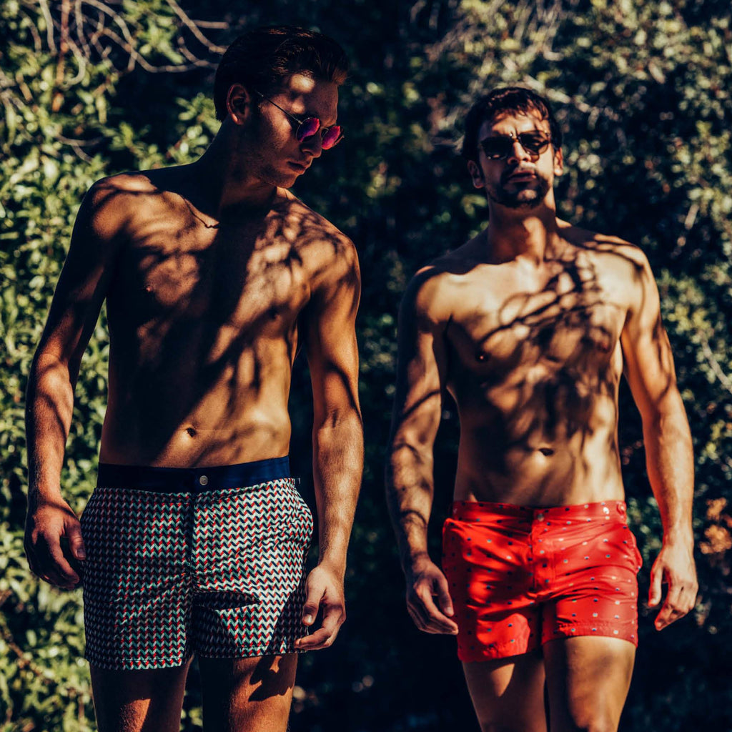 MÏAU Club Short Geo men's swim shorts